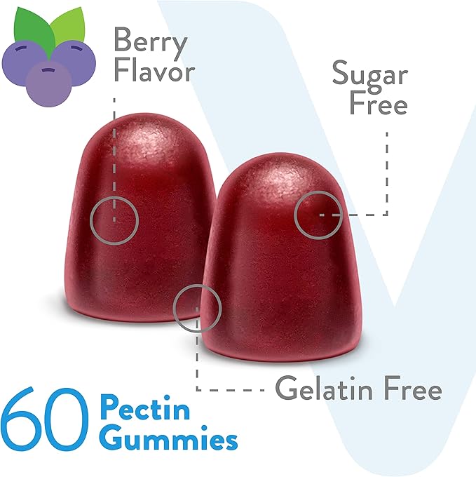 Vitamin D3 Gummies for Adults & Teens - 2,000 IU, 50mcg - Sugar Free, Bone, Joint & Muscle Health, Immune Boost - Vegetarian, Gelatin Free, GMO Free - Tasty Chewable Berry Flavored Gummy