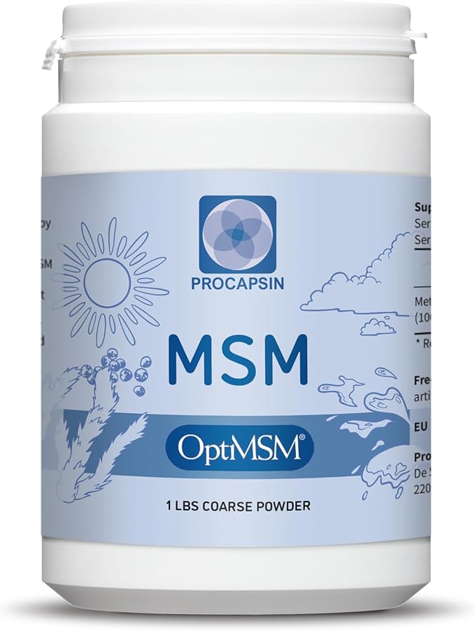 OptiMSM – Pure Methylsulfonylmethane MSM Supplement Powder – Organic, Gluten Free, Non-GMO – Opti MSM Sulfur Crystals/Powder for Kids and Adults