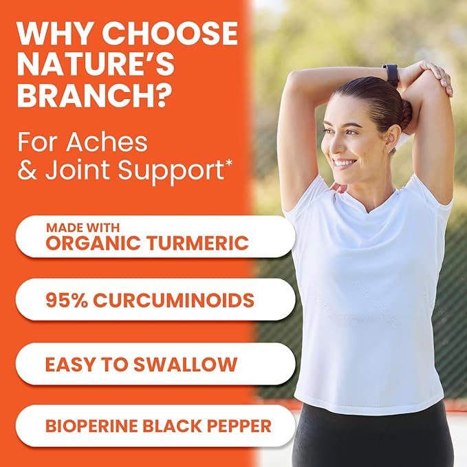 Turmeric Curcumin with Black Pepper Extract - Organic Powder 200 Capsules - 1965mg Extra Strength Joint Support Supplement, High Absorption, BioPerine Complex, High Potency, Vegan Pills, Made in USA