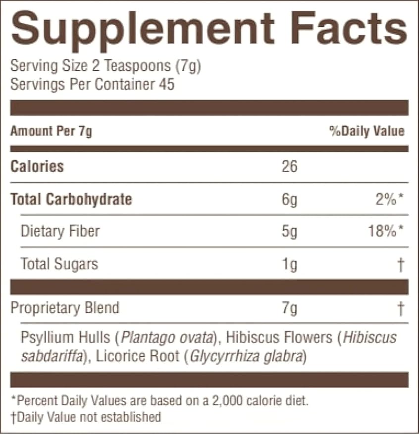 Nature's Sunshine Psyllium Hulls Combination 11 Oz