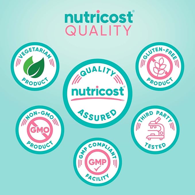 Nutricost Folic Acid for Women (Vitamin B9) 1200 mcg, 120 Capsules, with B12 and Biotin, Veggie Caps, Non-GMO & Gluten Free