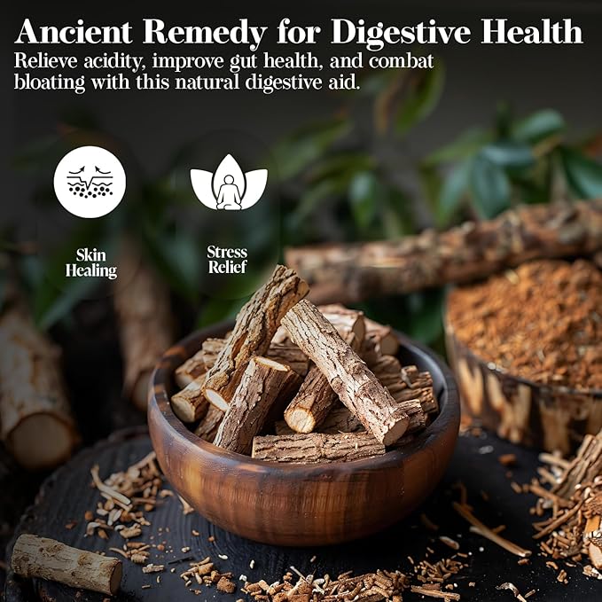 Shrida Foods Mulethi (Licorice Root Powder) 14 oz (397g) | Pure, Organic, Non-GMO | Natural Herb for Digestive Support, Immunity Boost, Throat Relief & Wellness | Ayurvedic Goodness
