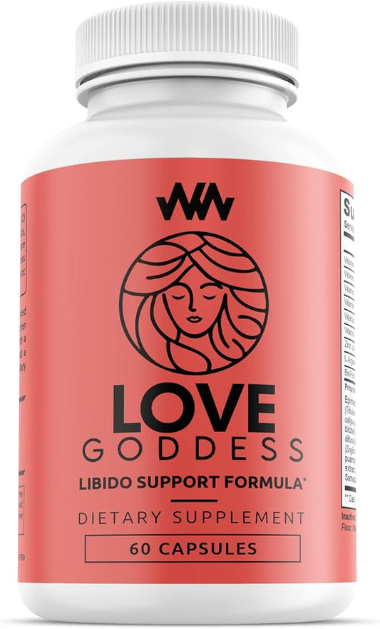 Womens Supplement That Boosts Libido | Enhance Intimacy, Passion and Desire | Miura Puama for Female Specific Arousal | Love Goddess | Vitamin | Warped Wellness