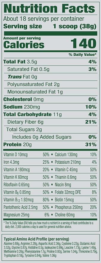 Vega, Protein Powder One Shake Us Berry Large Organic, 24.3 Ounce