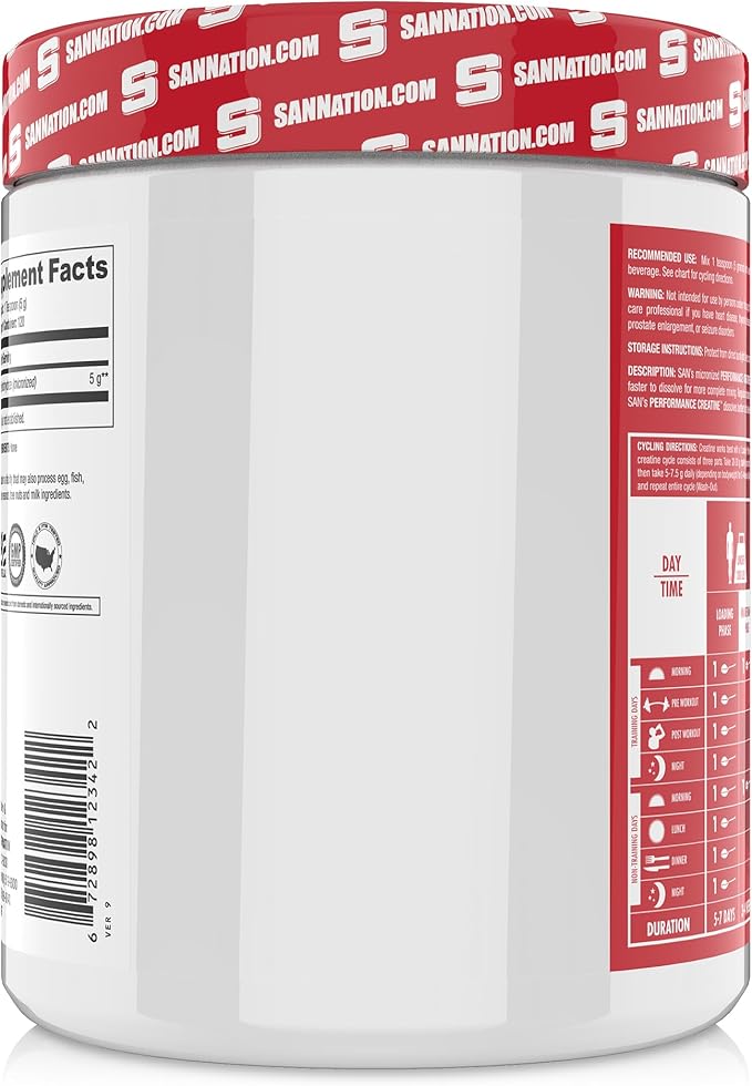 Performance Creatine 600g – Supports Muscle Growth and Athletic Endurance, 120 Servings