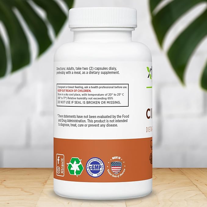 Cinnamon Bark Supplement – Natural Energy, Metabolism, & Digestive Support for Men & Women - Promotes Collagen for Healthy Hair, Skin & Nails - Non-GMO, Gluten-Free, No Fillers, 60 Capsules
