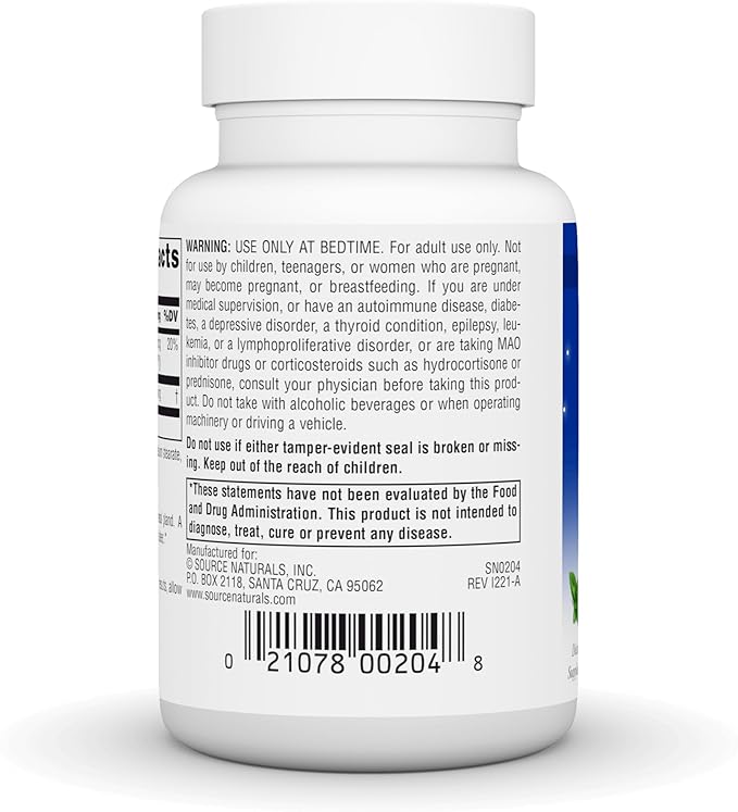 Source Naturals Melatonin, Sleep Supplement, 2.5 mg - 240 Peppermint Flavored Lozenges