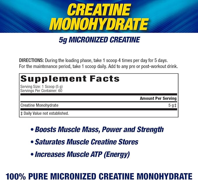 Maximum Human Performance Mhp Micronized Creatine, 300 g