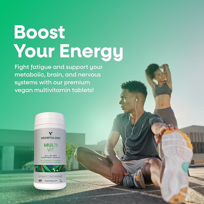 MultiVitamin Supplement, Vegan Multivitamins, 26 Vitamin & Minerals for Metabolic & Immune Support – Multivitamin for Women & Men (3 Pack)