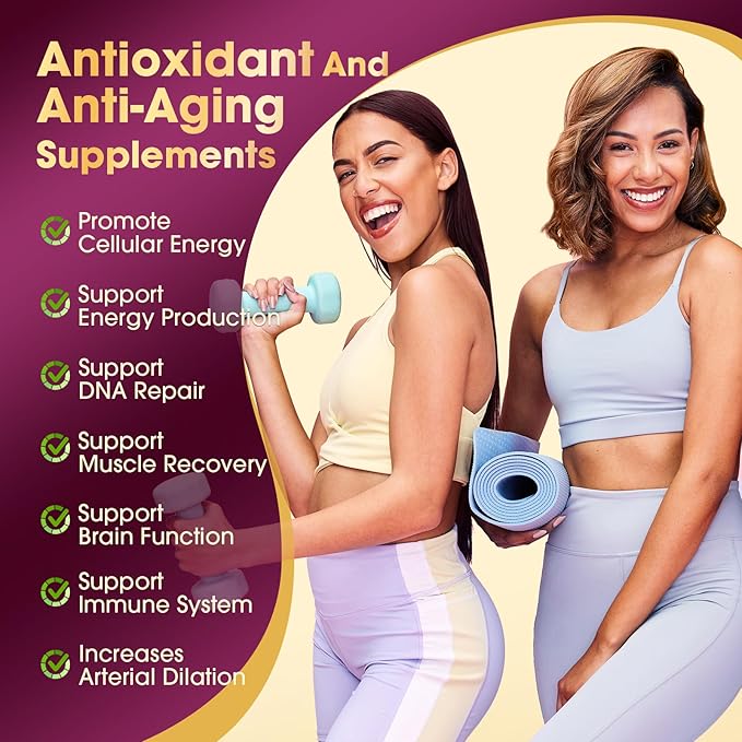 NAD Supplement 1100mg Pure Organic, Liposomal NAD Resveratrol Supplement for Women and Men, Boosts NAD+ Levels, Helps Aging Defense, Cellular Energy & Focus, Ultra-Antioxidant 90 Capsules, 2 Pack