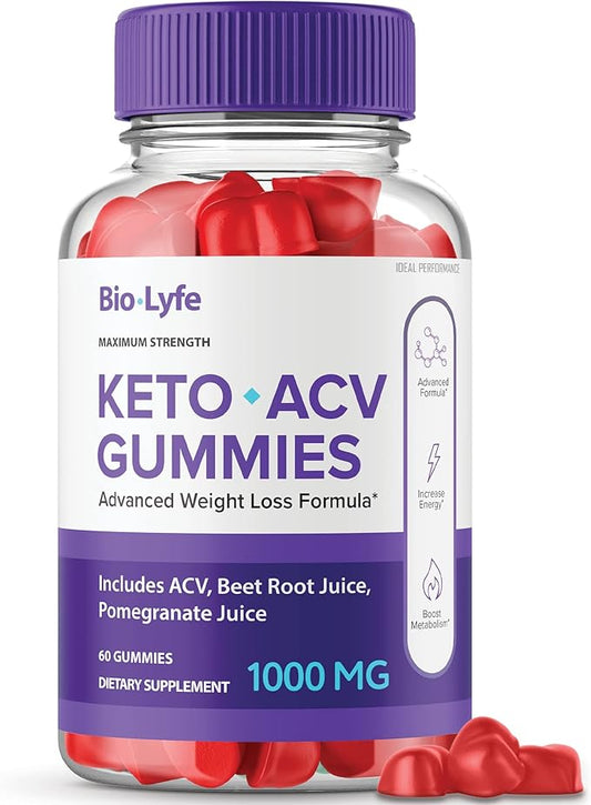 Biolyfe Keto Gummies Biolife Keto Gummies, Biolife ACV(60 Gummies)
