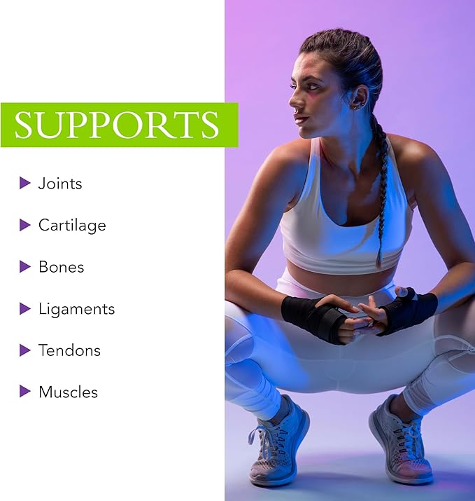 Glucosamine & Chondroitin Plus MSM – Natural Joint Support Supplement - Advanced Repair & Relief Supplements for Men & Women - Vegan, Non-GMO, Gluten Free, No Fillers, 60 Capsules