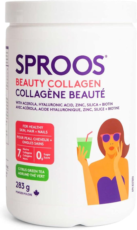 Sproos Beauty Collagen - Citrus Green Tea 283g