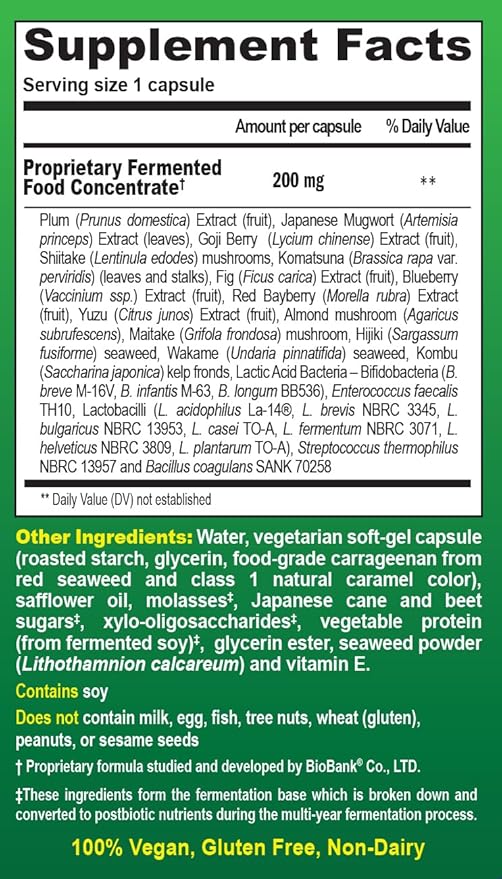 Dr. Ohhira’s Probiotics Original Formula with 3 Year Fermented Prebiotics, Live Active Probiotics and The only Product with Postbiotic Metabolites, 60 Capsules