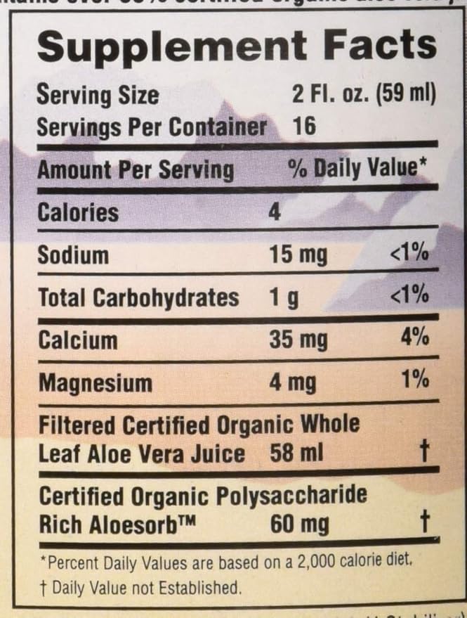 Lily Of The Desert PF Whole Leaf Aloe Vera Juice, 32 Fluid Ounce