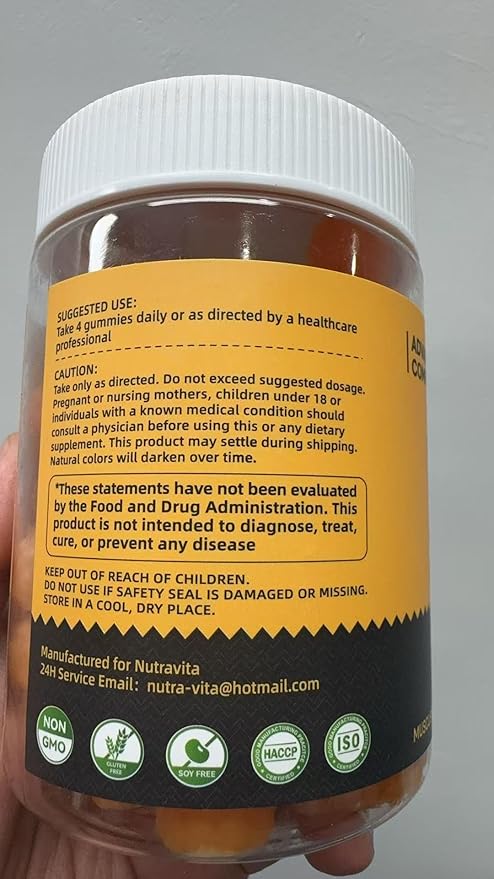 EAA Gummies 120 Gummies (Orange), Essential Amino Acids - All 9 Essential Aminos (EAA) and All Branched-Chain Aminos (BCAAs), Non-GMO, Gluten Free, Vegetarian Friendly