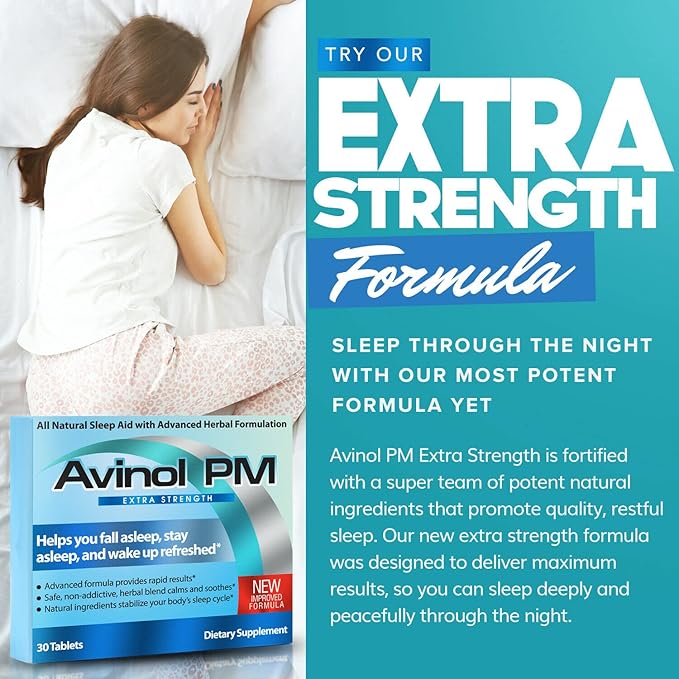 Sleep Bundle Extra Strength 30ct & Gummies 60ct - Natural Sleep Supplement (Combo- 2 Items)