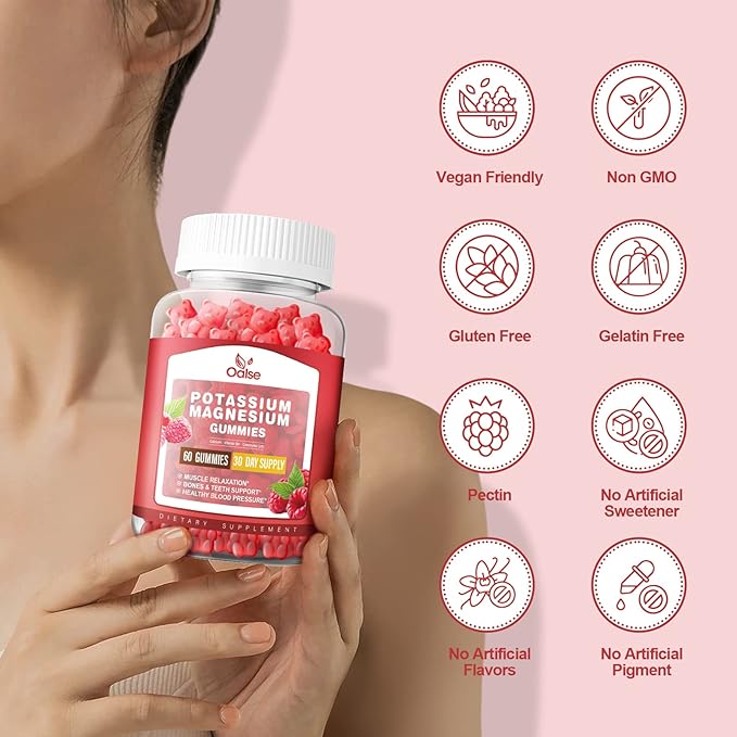 (Only 100) Calcium Magnesium Zinc Gummies and Potassium Magnesium Gummies Bundles