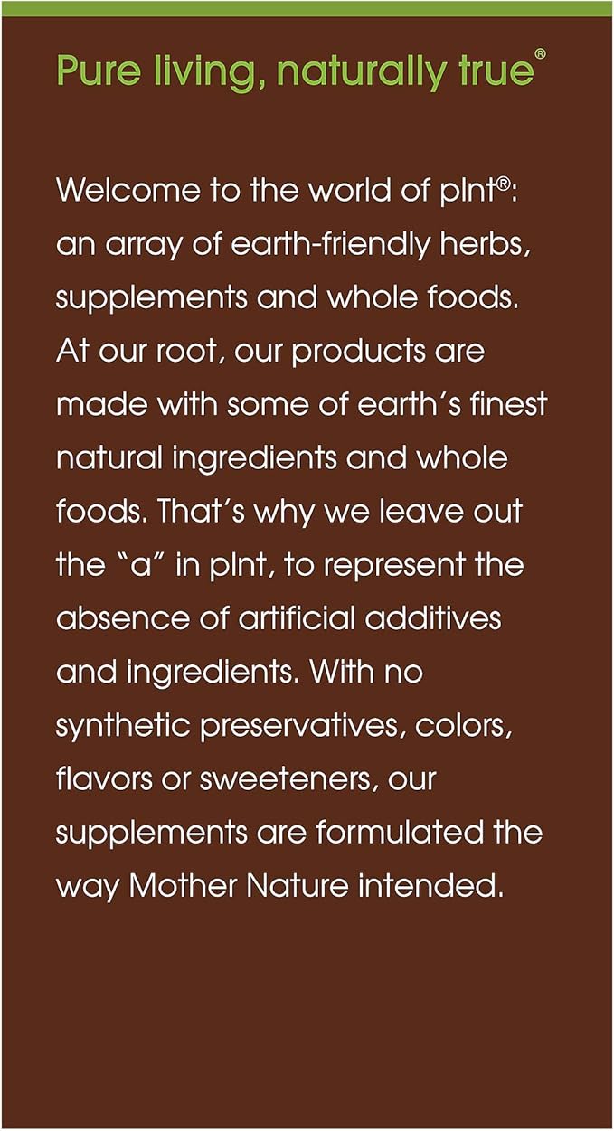 plnt Turmeric - with Natural, Non-GMO Indian Turmeric Root, Supports Joint Mobility, Cellular Health Support & Provides Antioxidant Benefits (120 Vegetarian Capsules)