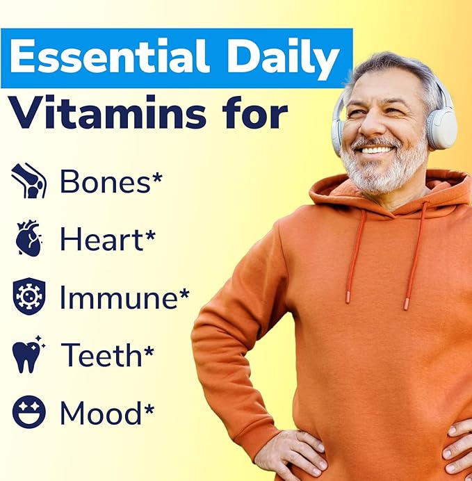 Vitamin D3 K2 Supplement, 10000 IU D3 / 200 mcg K2 MK7, Calcium Absorption, Bone, Heart, Immune & Muscle Support, Enhanced Absorption, No Soy, Easy to Swallow, 300 Softgels