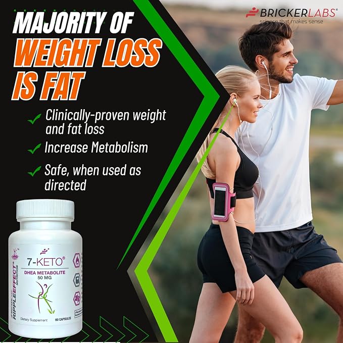 7-Keto DHEA Metabolite 50 mg Dietary Supplement for Weight Management, Safe and Effective Weight Management Support, 60 Capsules