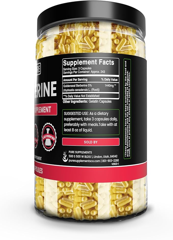 Pure Original Ingredients Berberine, Bitter Melon, and Ceylon Cinnamon Capsules Bundle (730 Capsules) No Magnesium or Rice Fillers