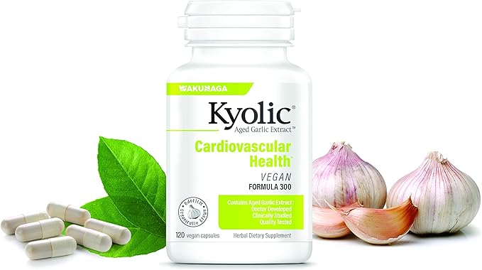 Kyolic Aged Garlic Extract Formula 300 Vegan, 120 Capsules