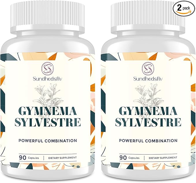 16 in 1 Blxxd Sugr Effective Gymnema Sylvestre Supplement 2100MG | with Berberine, Cinnamon, Bitter Melon | Vitamins, Magnesium & Chromium | 2Pack