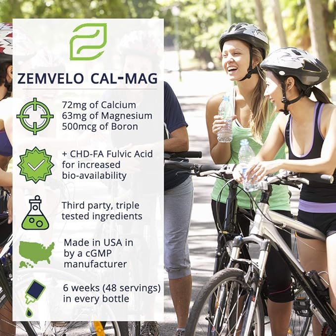 Liquid Ionic Cal/Mag | Calcium, Magnesium, Boron | Bone & Muscle Support | Restful Sleep | Mood Support | 48 Day Supply