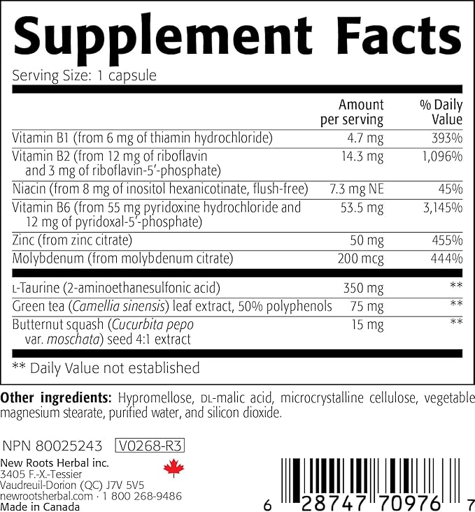 New Roots Herbal Ultra Zinc Advanced Formula 50 mg (90 Veg Caps) – Key in Nutrient Absorption & Metabolism, Tissue & Energy Production | Supports Immunity | Supports Skin Health, Eye Health