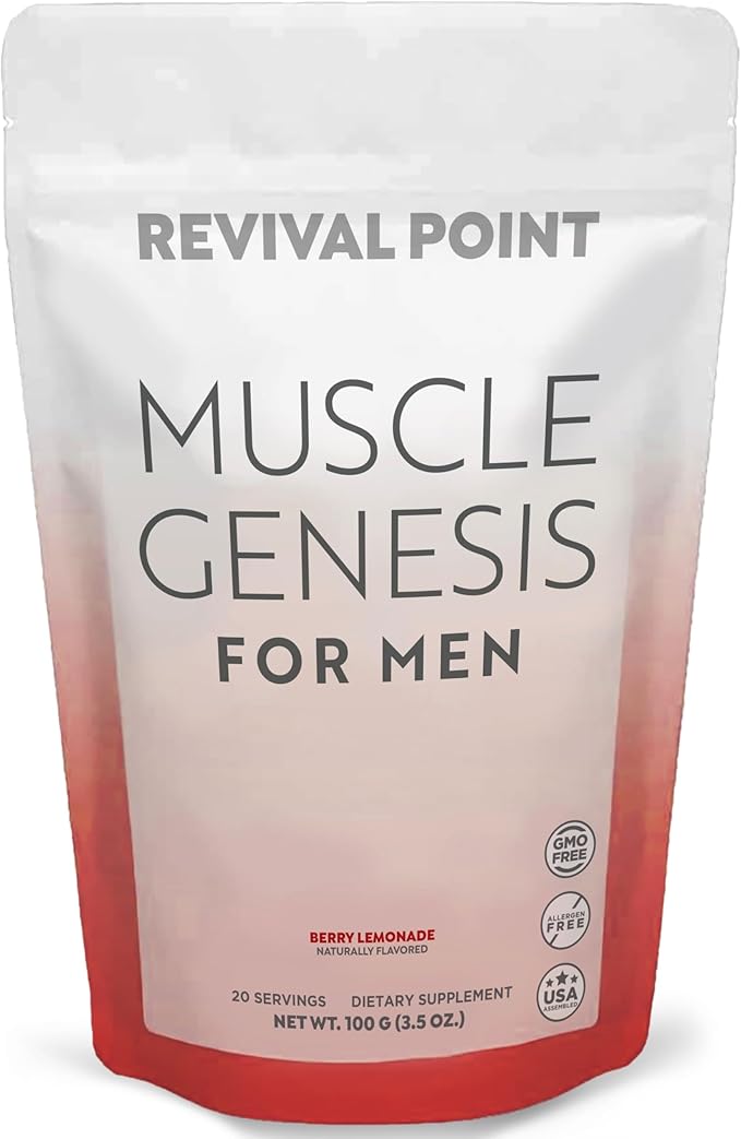 Muscle Genesis HMB and Vitamin D3 Supplement with Clinically Studied myHMB, Calcium and VIT C β 5000mg Per Serving β Promotes Recovery, Lean Muscle Mass, and Healthy Aging in Men