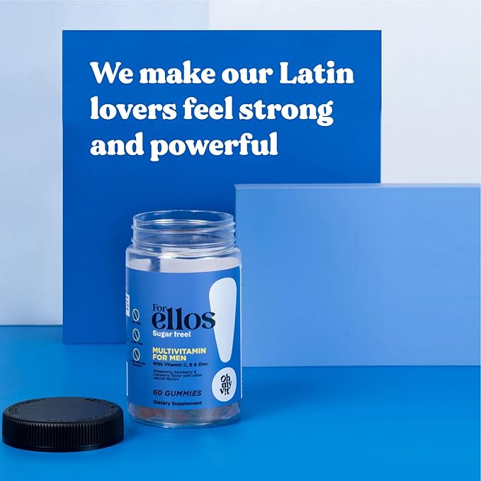 OH MY VIT! for Ellos Men's Multivitamin Gummy and Dulces Dreamz Melatonin Gummy with L-Theanine and Lemon Balm