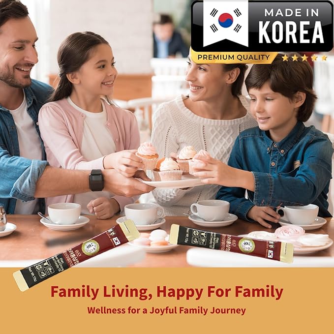 30 Pack of 0.53oz Korean Red Ginseng Extract Sticks - 6-Year-Old Ginseng for Optimal Benefits for You - Daily Upgrade - Perfect for Pre/Post Workout (30 Sticks of 0.53oz)