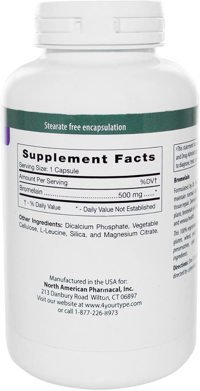 D'Adamo Nutrition - Bromelain 180c