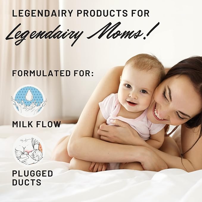 Legendairy Milk Sunflower Lecithin + Cash Cow, Breastfeeding Supplements for Milk Supply Increase and Clogged Milk Ducts - Lactation Support for Breast Milk Production, Fenugreek Free