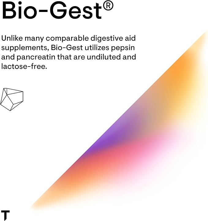 THORNE Advanced Digestive Enzymes (Formerly Bio-Gest) - Blend of Digestive Enzymes to Aid Digestion* - Gut Health Support with Pepsin, Ox Bile, Pancreatin - 180 Capsules - 90 Servings