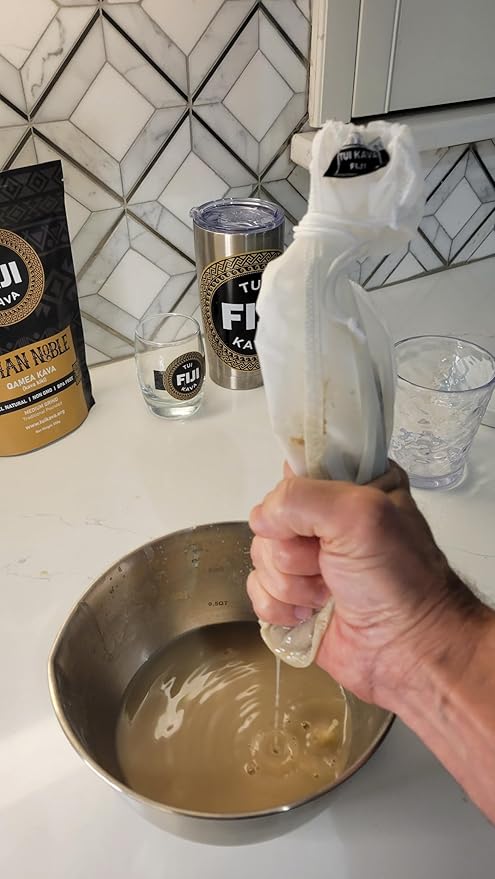 TUI KAVA PREMIUM WELLNESS KAVA -TRADITIONAL Noble Pounded Medium Grind 500g (1lb 2oz) - SHARING SIZE | Very Heady Kava | All Natural Relaxation | Increase Focus | Mood/Sleep Support | Stress Relief | STRAINER BAG REQUIRED.
