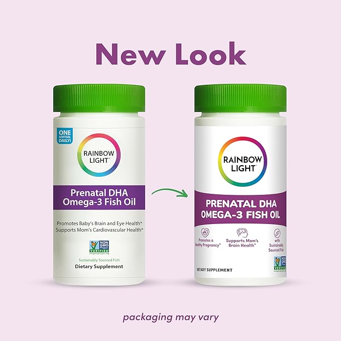 Rainbow Light - Prenatal Dha Smart Essentials, Omega-3 Fatty Acids- 60 Softgels