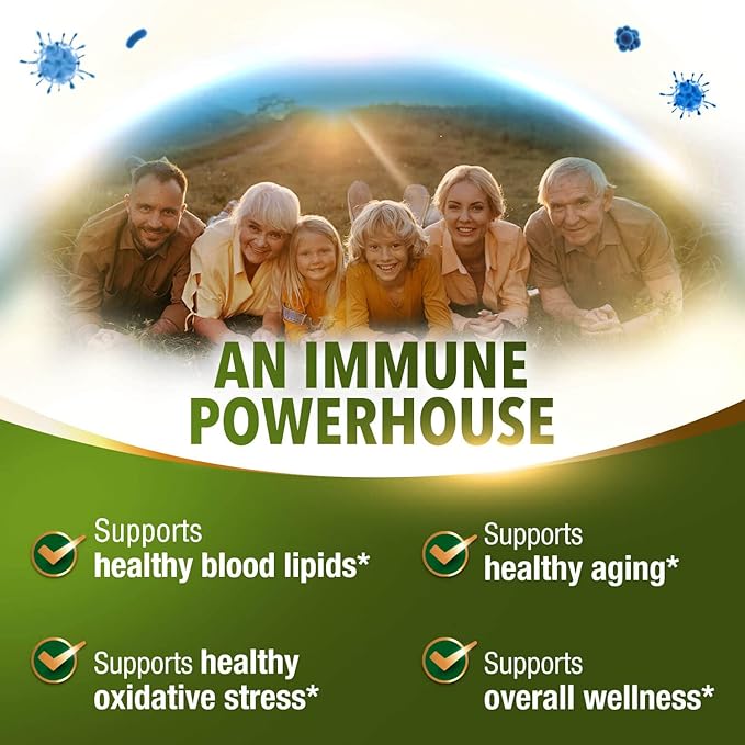 LABO Nutrition Bioactive Organic Agaricus Ultra - 7 Mushroom Extract Supplement Agaricus blazei Murill Cordyceps, Maitake, Turkey Tail, Lingzhi, Shiitake for Advanced Immune Support, USDA Organic