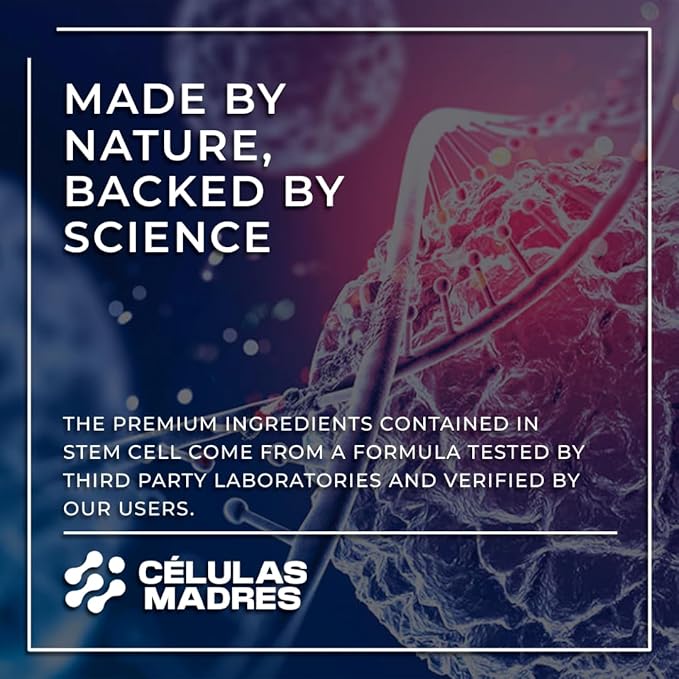 Stem Cell Supplements 500mg (120 Cap) Natural Anti-Aging & Longevity Support with Spirulina & Chlorella, Boost Cellular Renewal, Restore Youthful Energy, Reduce Joint Soreness – Celulas Madre