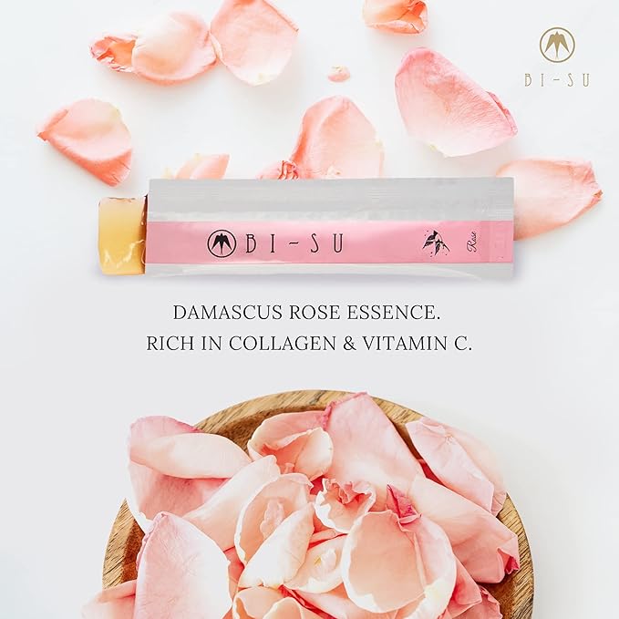 Extract Jelly Stick/BI-SU Enzyme Stick | Natural Swiftlet Nests Extract, Collagen, Vitamin C, Japanese Beauty, Anti-aging, Strengthens Elasticity, GI Health, 10 PCS each Rose/Pineapple/Enzyme