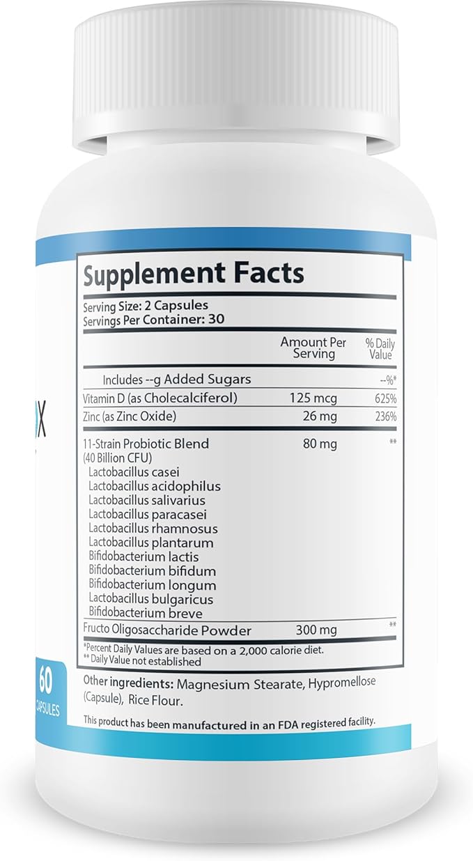 Protetox Max Probiotic - Premium Probiotic Formula - Help Reduce Gut Bloat & Support Digestive Health - Natural Immune Support - Best Probiotics for Men & Women, Pack of 1