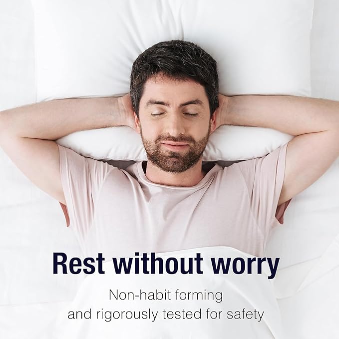 Natural Factors Stress-Relax Tranquil Sleep Extra Strength, with Suntheanine L-Theanine, 5-HTP, Melatonin, 60 Tablets