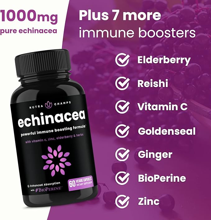 NutraChamps Elderberry and Echinacea Bundle
