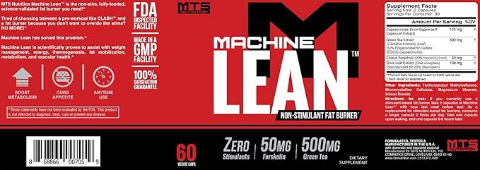 MTS Nutrition Machine Lean™ | 60 Capsules