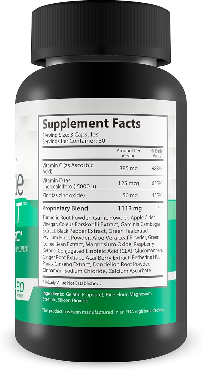 Gimmie CZD + T - Our Best CDZ Supplement Vitamin C D and Zinc Plus Magnesium Turmeric and More - High Potency Immune Support with Vitamin C & D - Our Best Immune Pills Nature Vitamin D Zinc C Best