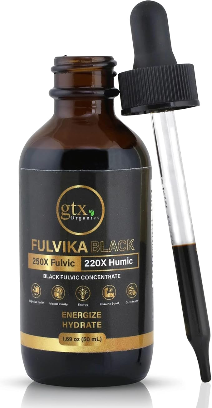 Trace Mineral Drops (200 Servings)(Flavorless) – 74 Trace Minerals from Pure Humic & Pure Fulvic Acid – Concentrated, Plant-Based, Trace Minerals Supplement with Electrolytes & Alkaline pH
