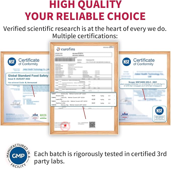 420 Mg Magnesium Bisglycinate L-Threonate Amino Acid Chelated Supplement with Vitamin and Potassium High Absorption Formula for Muscle Relaxation Bone & Joint Support Magnesium Complex Capsules(60)