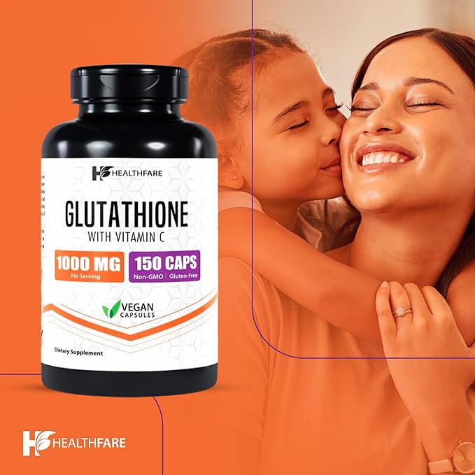 Glutathione Supplement, 1000mg | 150 Veg Capsules | Non-GMO | Gluten-Free| Made in USA