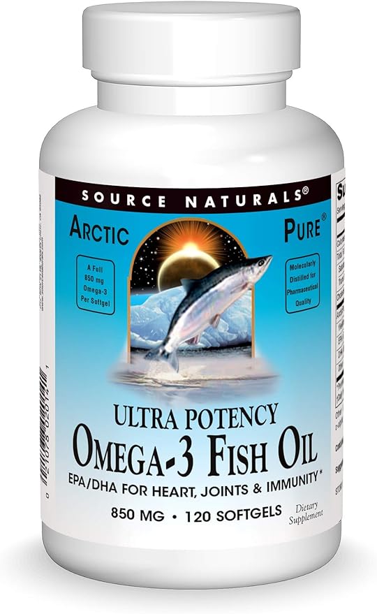 Source Naturals ArcticPure Ultra Potency 850 mg Omega-3 Fish Oil - 120 Softgels